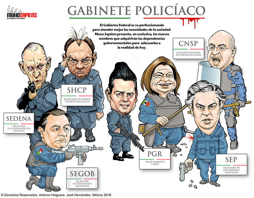 Gabinete policíaco. Domingo 26 de junio de 2016